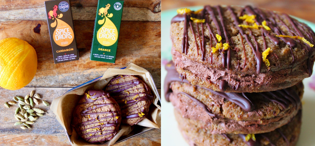 Chai Choc Orange Vegan Cookie Sandwiches